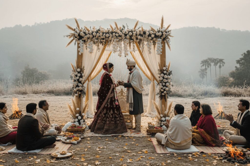 Winter Wedding in Hubli